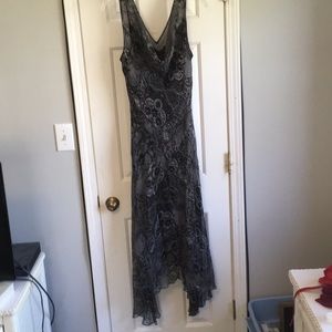 Black paisley dress